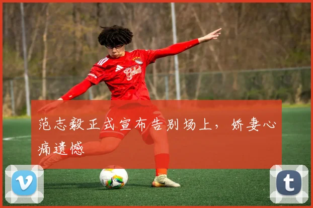 范志毅正式宣布告别场上，娇妻心痛遗憾
